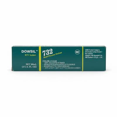 Dowsil RTV 732 Multi-Purpose Silicone Sealant – Clear (90mL / 3 U.S. FL OZ)